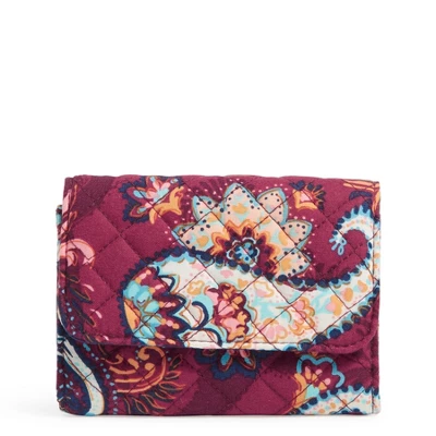 Vera Bradley Women's Cotton RFID Riley Compact Wallet 10 Vera Bradley Women's Cotton RFID Riley Compact Wallet - Image 8
