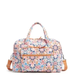Vera Bradley Women's Cotton Weekender Travel Bag -Fashion Bag Store GUEST 197f34ed 04ac 4e0c 87b0 4ad7735193b3