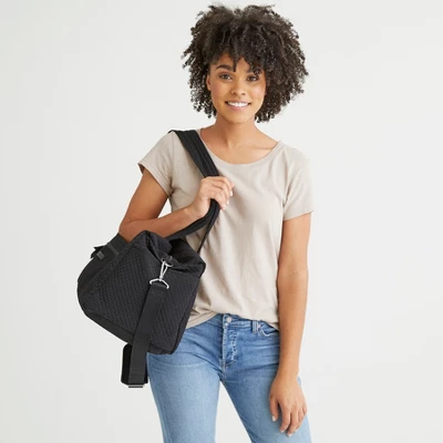 Vera Bradley Women's Microfiber Medium Travel Duffel Bag 7 Vera Bradley Women's Microfiber Medium Travel Duffel Bag - Image 5