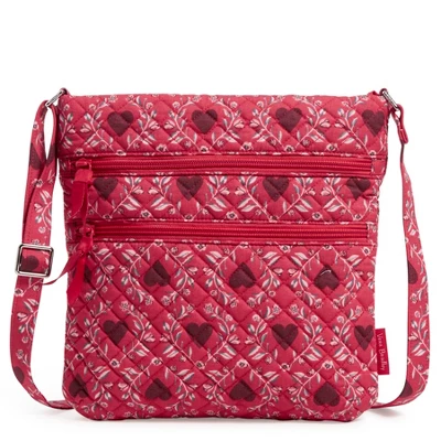 Vera Bradley Women's Cotton Triple Zip Hipster Crossbody Bag 9 Vera Bradley Women's Cotton Triple Zip Hipster Crossbody Bag - Image 7