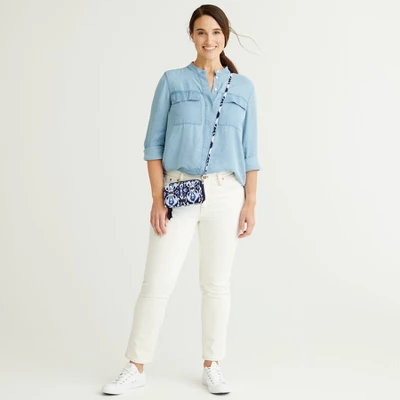 Vera Bradley Women's Microfiber RFID All In One Crossbody Bag 5 Vera Bradley Women's Microfiber RFID All In One Crossbody Bag - Image 3