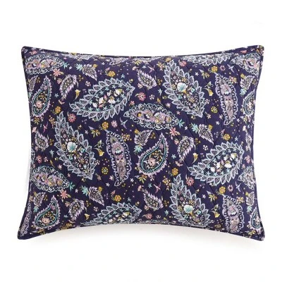 French Paisley Pillow Sham Purple - Vera Bradley 5 French Paisley Pillow Sham Purple - Vera Bradley - Image 3