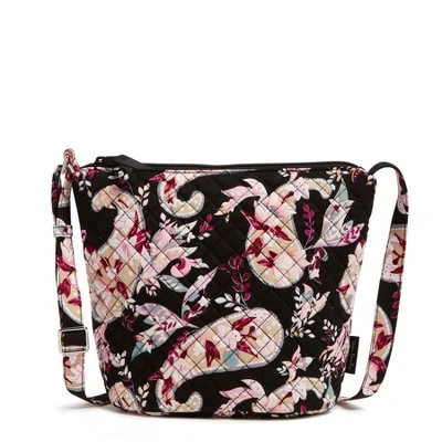 Vera Bradley Women's Cotton Bucket Crossbody Bag 13 Vera Bradley Women's Cotton Bucket Crossbody Bag - Image 12