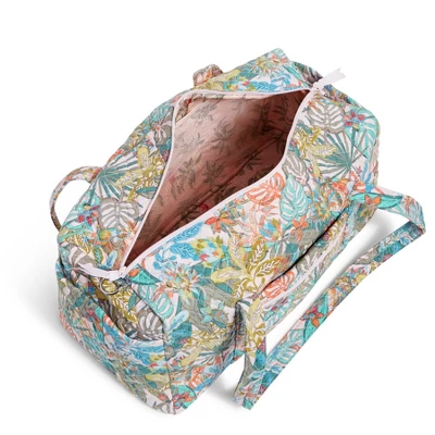 Vera Bradley Women's Cotton Medium Travel Duffel 4 Vera Bradley Women's Cotton Medium Travel Duffel - Image 2
