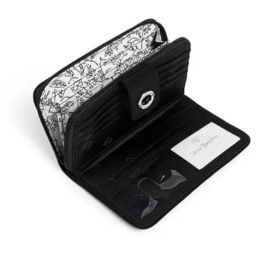 Vera Bradley Women's Microfiber RFID Turnlock Wallet 6 Vera Bradley Women's Microfiber RFID Turnlock Wallet - Image 4