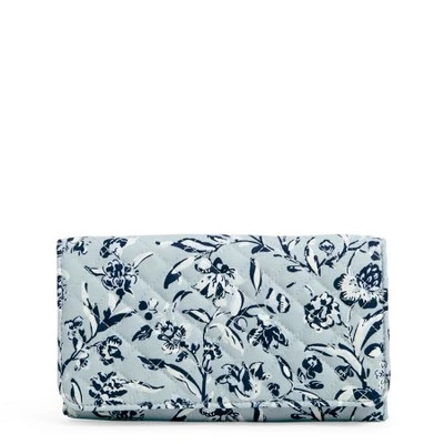 Vera Bradley Women's Cotton RFID Trifold Clutch Wallet 12 Vera Bradley Women's Cotton RFID Trifold Clutch Wallet - Image 10