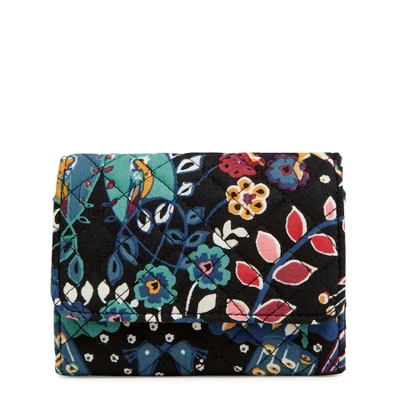 Vera Bradley Women's Cotton RFID Riley Compact Wallet 21 Vera Bradley Women's Cotton RFID Riley Compact Wallet - Image 19