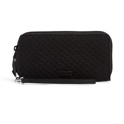 Vera Bradley Women's Microfiber RFID Accordion Wristlet 4 Vera Bradley Women's Microfiber RFID Accordion Wristlet - Image 2