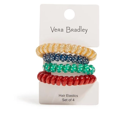 Vera Bradley Spiral Elastic Hair Tie 4 Pk 3 Vera Bradley Spiral Elastic Hair Tie 4 Pk