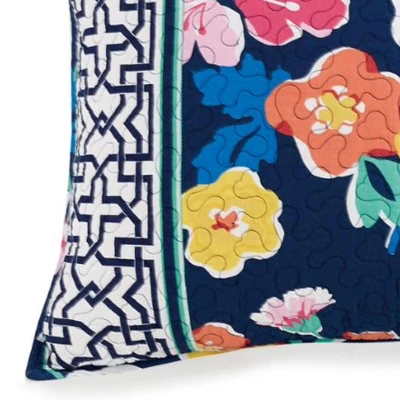 Maybe Pillow Sham Navy - Vera Bradley 4 Maybe Pillow Sham Navy - Vera Bradley - Image 2