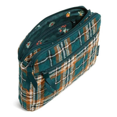 Vera Bradley Women's Cotton Triple Compartment Crossbody Bag 6 Vera Bradley Women's Cotton Triple Compartment Crossbody Bag - Image 4