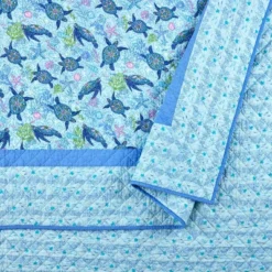 Vera Bradley Turtle Dream Quilt Bedding Set Blue -Fashion Bag Store GUEST af281de4 c129 42bb aa1b ccb1f10f5a37