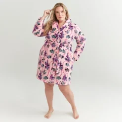 Vera Bradley Women's Fleece Plush Fleece Robe -Fashion Bag Store GUEST b9d7df7f 0ad2 46ef 9263 cba30519ab93