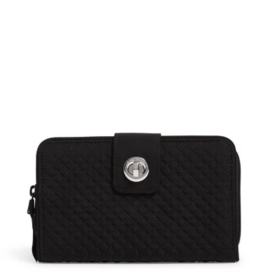 Vera Bradley Women's Microfiber RFID Turnlock Wallet 7 Vera Bradley Women's Microfiber RFID Turnlock Wallet - Image 5