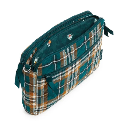 Vera Bradley Women's Cotton Triple Compartment Crossbody Bag 5 Vera Bradley Women's Cotton Triple Compartment Crossbody Bag - Image 3