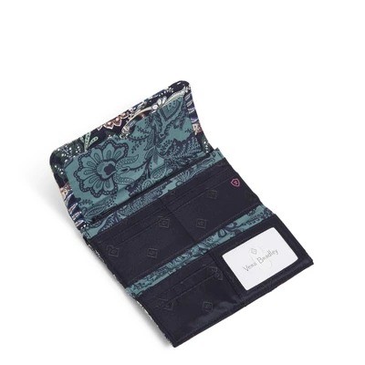 Vera Bradley Women's Cotton RFID Trifold Clutch Wallet 4 Vera Bradley Women's Cotton RFID Trifold Clutch Wallet - Image 2