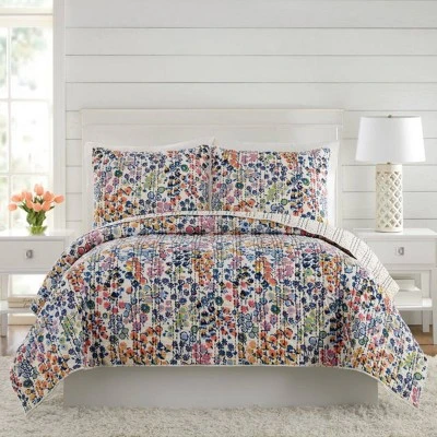Petite Floral Pillow Sham - Vera Bradley 3 Petite Floral Pillow Sham - Vera Bradley