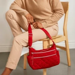 Vera Bradley Triple Zip Shoulder Bag -Fashion Bag Store GUEST de11da0a e445 4f69 9287 ab4c14ef50bf