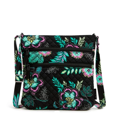 Vera Bradley Women's Cotton Triple Zip Hipster Crossbody Bag 12 Vera Bradley Women's Cotton Triple Zip Hipster Crossbody Bag - Image 10